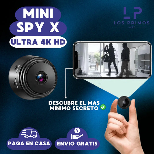 MiniSpyX☑️ - Cámara de seguridad [ULTRA 4K HD]